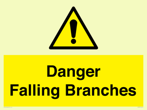 Danger Falling Branches